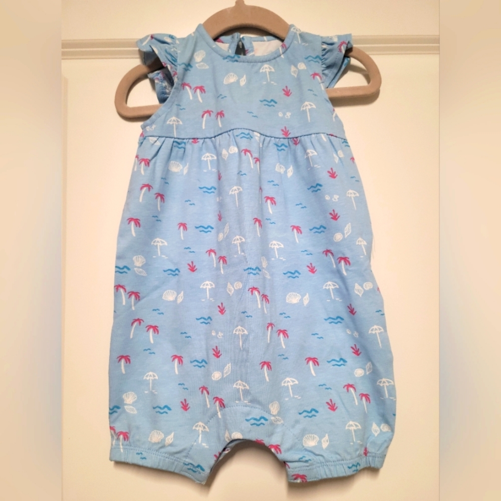 Earth by Art & Eden Organic Cotton Beach Romper